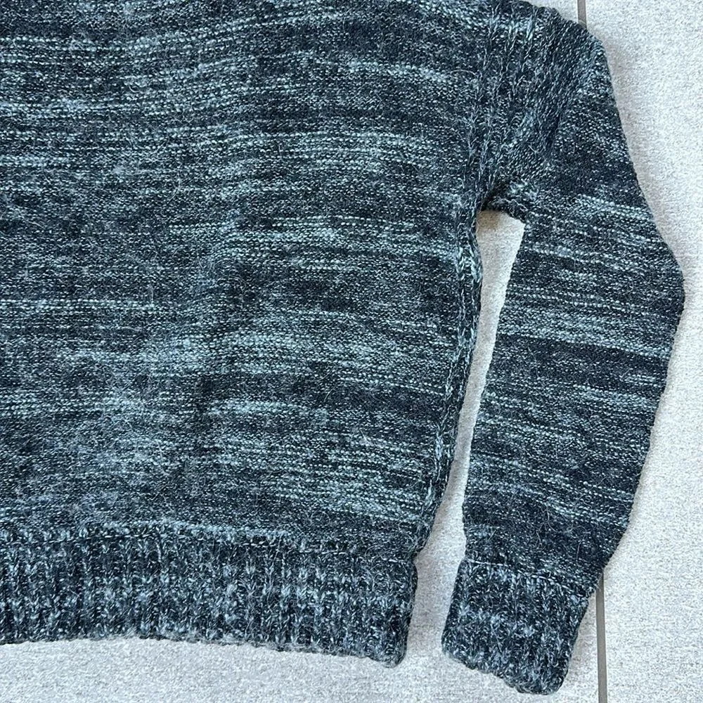 Free People In My Pocket Cropped Boxy Sweater w/ Pockets in Charcoal Grey XS - Picture 12 of 15